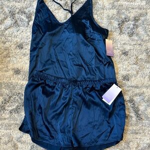 Stars Above Blue Pajama Set with Camisole and Shorts